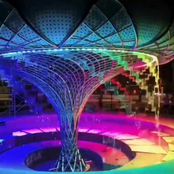 Setup a New Digital Programmable Water Curtain,Enjoy It.  Setup a New Digital Programmable Water Curtain,Enjoy It.